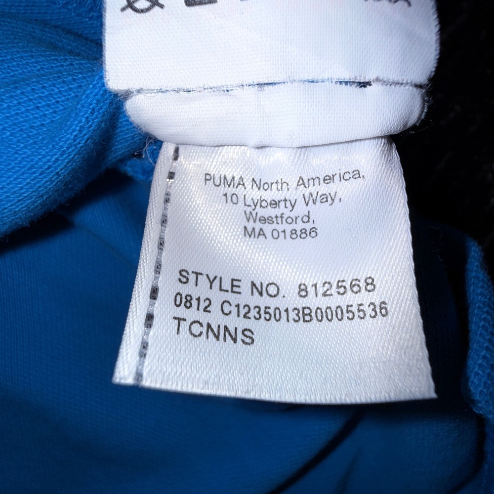 Puma Polo Shirt Mens XXL Blue Short Sleeve Cotton Sportlifestyle - Picture 8 of 9